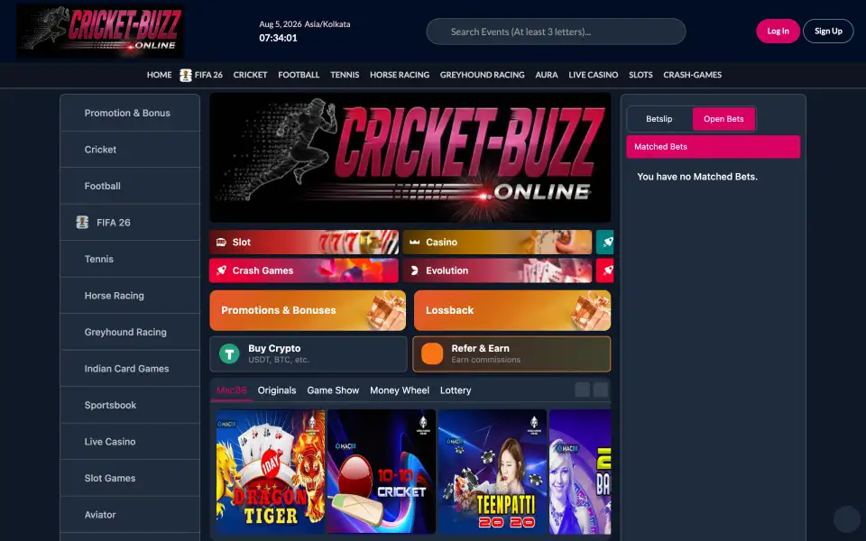 cricket-buzz.online Platform